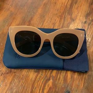 Le Specs air heart sunglasses